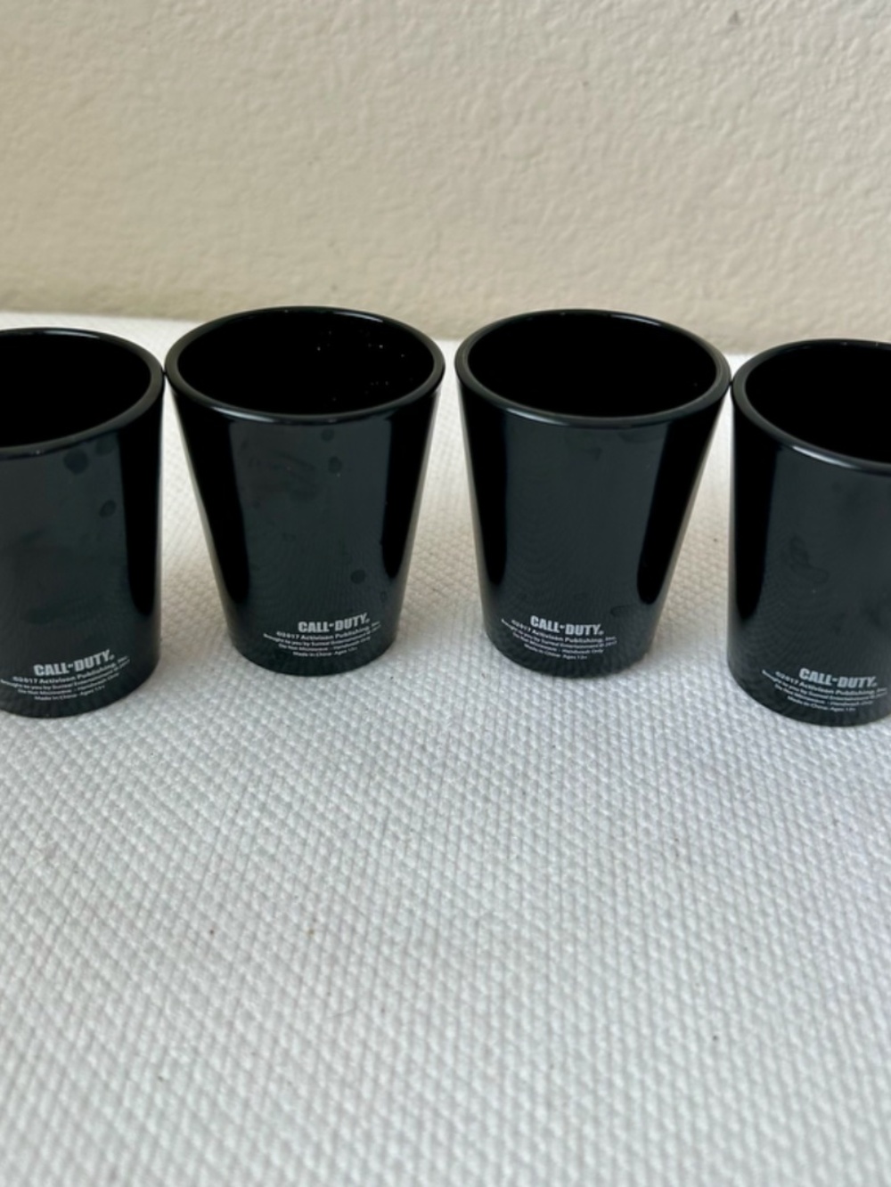 Call of Duty Zombies Perk-a-Cola 4 Pack Shot Glass Set Speed Cola Jugger-Nog - Picture 6 of 9